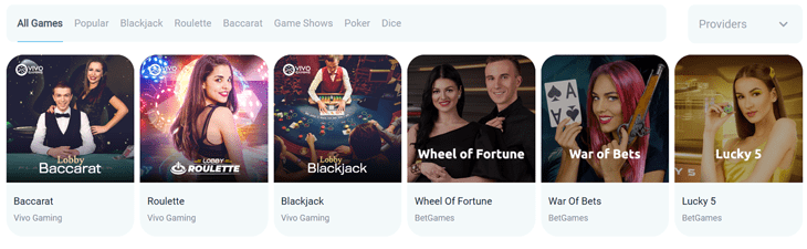 dogsfortune live casino games