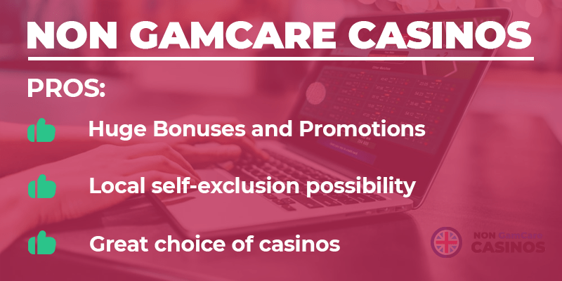 non-gamcare-casinos-pros