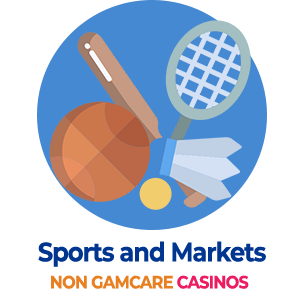 Sports and markets at Non Gamcare Casinos