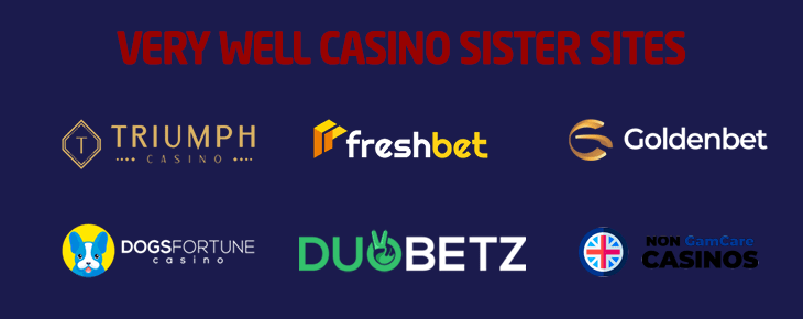 very well casino sister sites